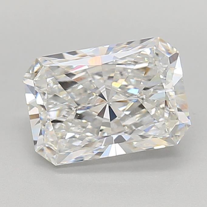 2.68ct F VVS2 Rare Carat Ideal Cut Radiant Lab Grown Diamond