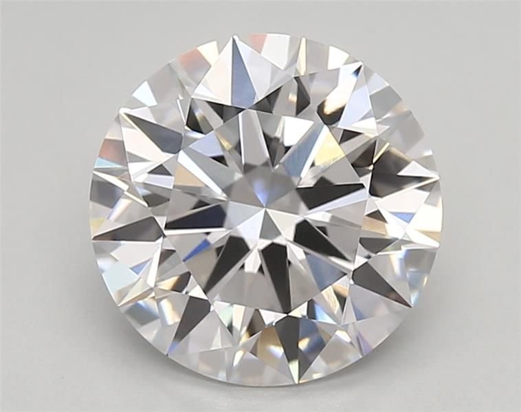 2.76ct D VVS2 Rare Carat Ideal Cut Round Lab Grown Diamond