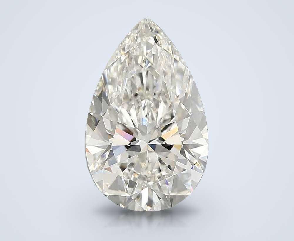 4.04 Carat Pear Lab Diamond