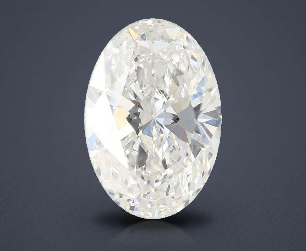 4.08 Carat Oval Lab Diamond