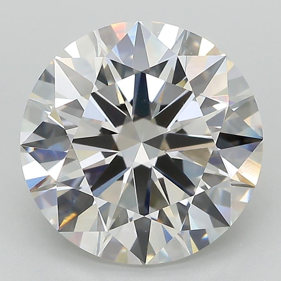 5.05ct F VVS2 Rare Carat Ideal Cut Round Lab Grown Diamond