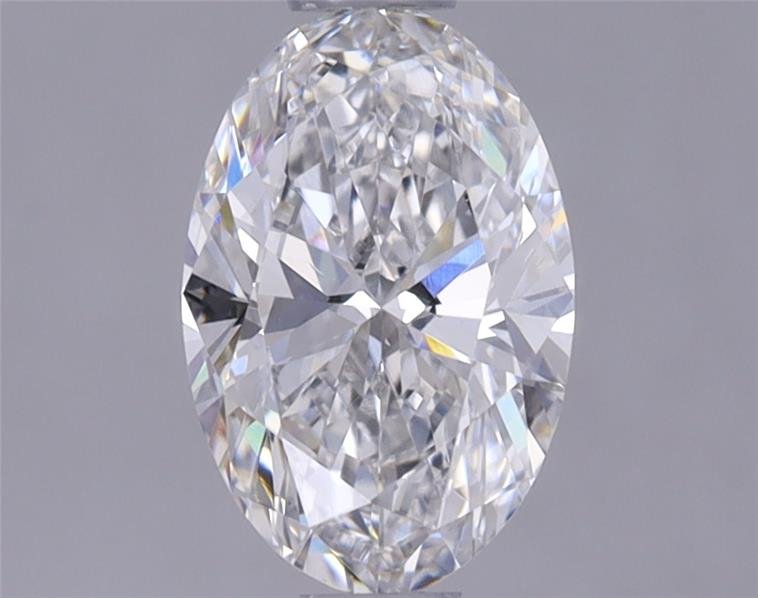 0.72ct F VS2 Rare Carat Ideal Cut Oval Lab Grown Diamond