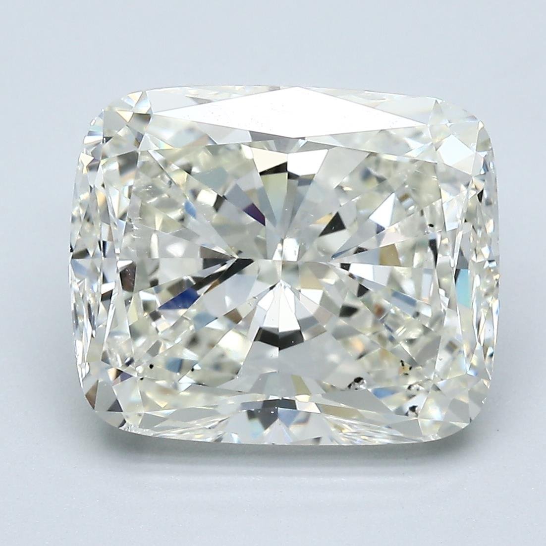 6.34ct J SI1 Very Good Cut Cushion Diamond