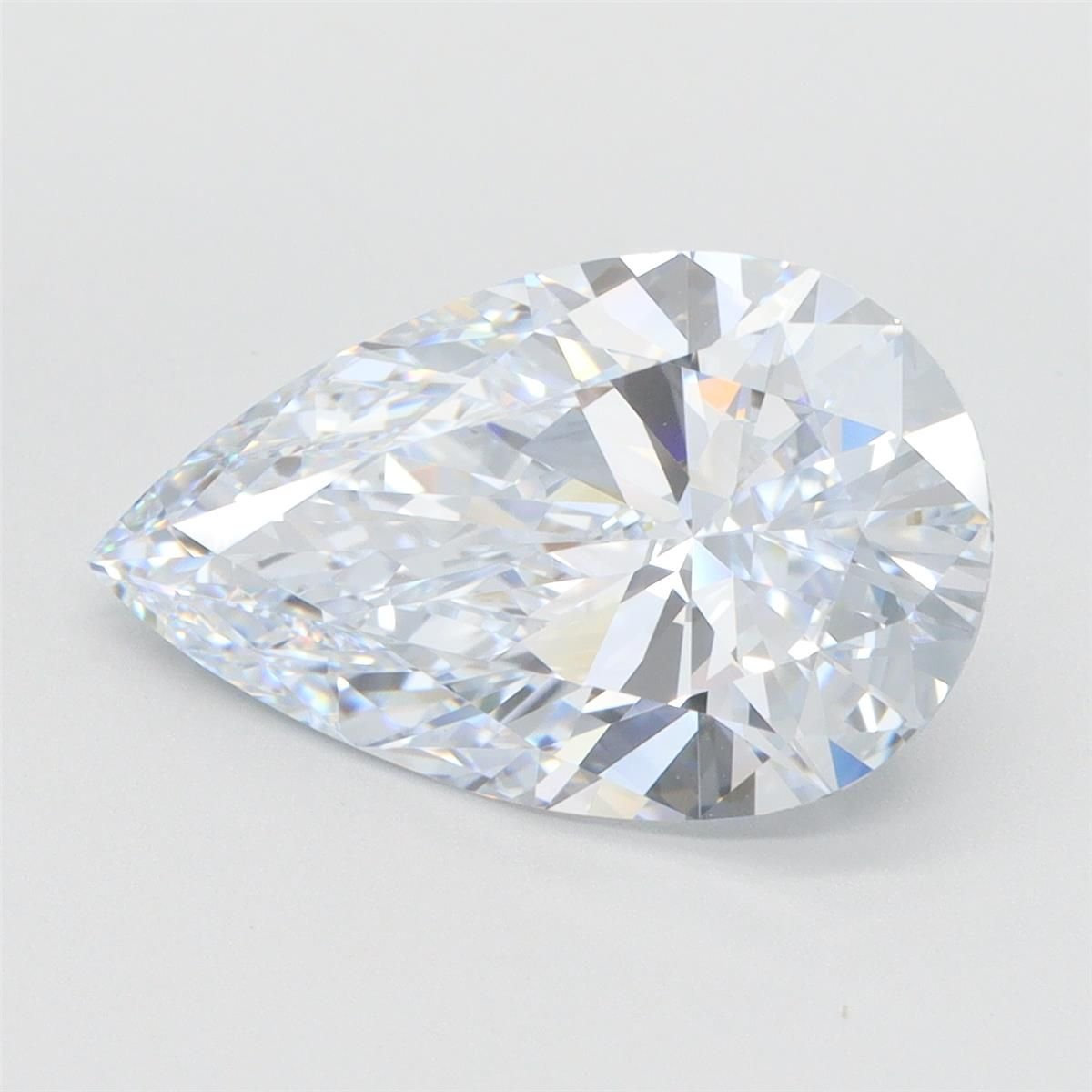 5.09ct H VVS1 Rare Carat Ideal Cut Pear Lab Grown Diamond