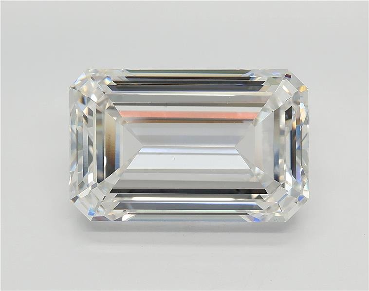 10.18ct G VS1 Rare Carat Ideal Cut Emerald Lab Grown Diamond