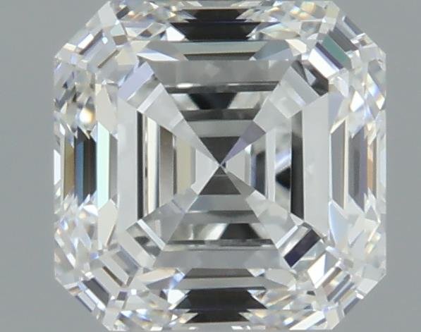 0.51ct F VVS2 Rare Carat Ideal Cut Asscher Diamond