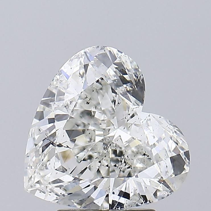 3.02ct H SI2 Excellent Cut Heart Diamond