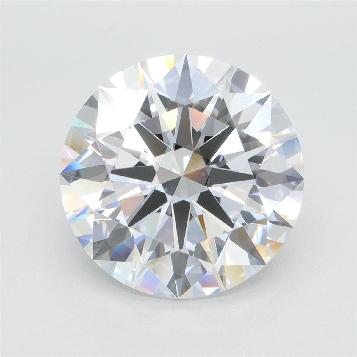 7.16ct E VVS1 Rare Carat Ideal Cut Round Lab Grown Diamond