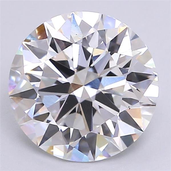 3.22ct E VS2 Rare Carat Ideal Cut Round Lab Grown Diamond