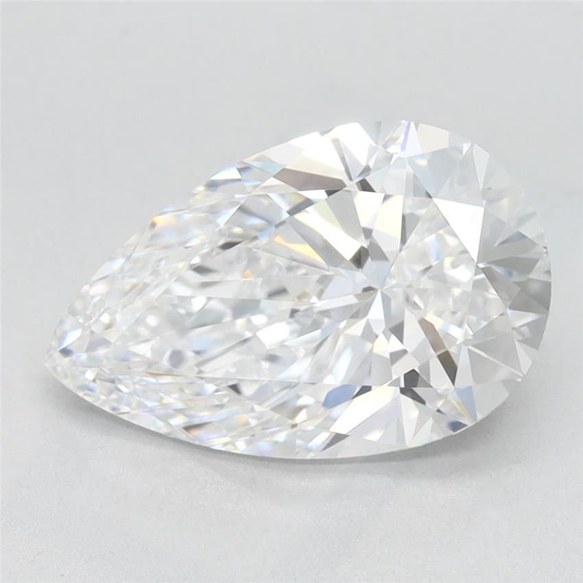 2.53ct D VS1 Rare Carat Ideal Cut Pear Lab Grown Diamond