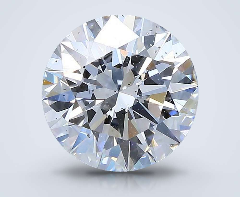 2.80 Carat Round Natural Diamond