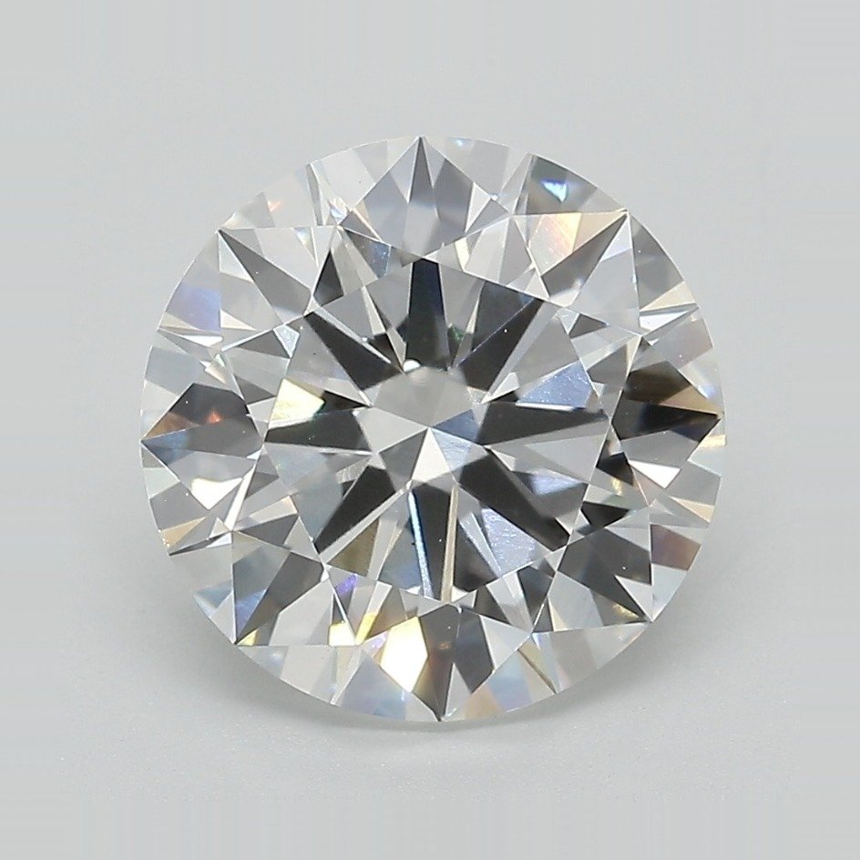 4.37ct E VS1 Rare Carat Ideal Cut Round Lab Grown Diamond