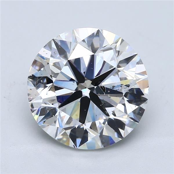 7.02ct D SI1 Very Good Cut Round Diamond