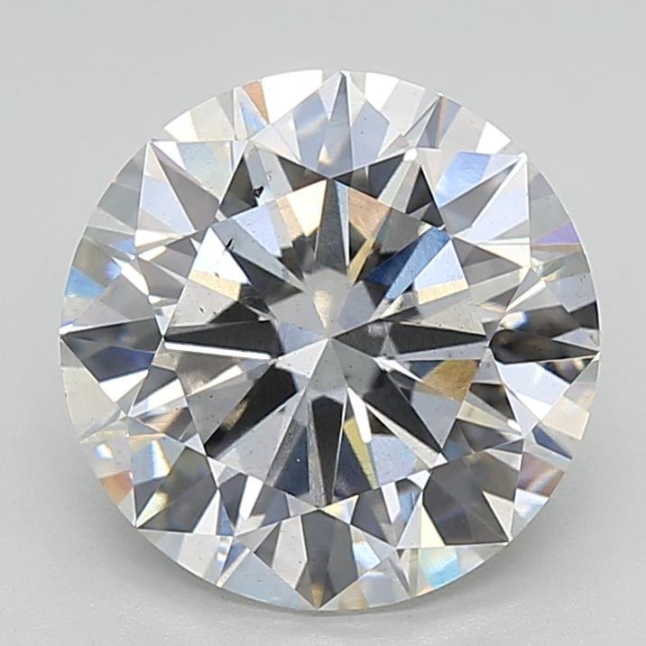 5.03ct F SI1 Excellent Cut Round Lab Grown Diamond