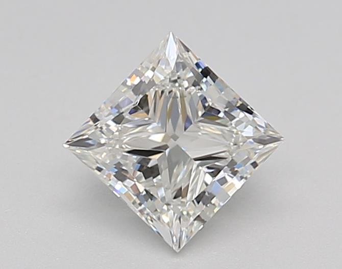 0.70ct F VS1 Rare Carat Ideal Cut Princess Lab Grown Diamond