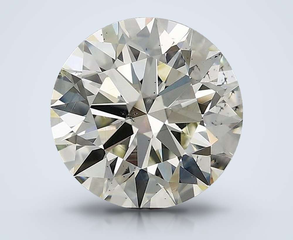 3.08 Carat Round Natural Diamond