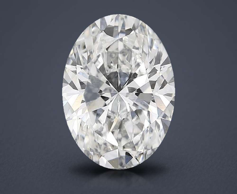 6.00 Carat Oval Lab Diamond