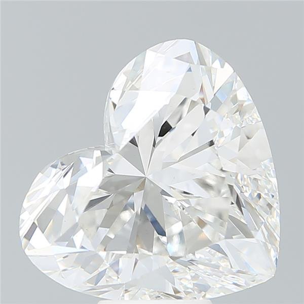 9.49ct F VS1 Very Good Cut Heart Lab Grown Diamond