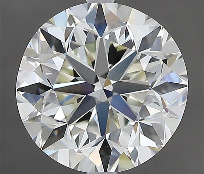 3.01ct J VS1 Very Good Cut Round Diamond