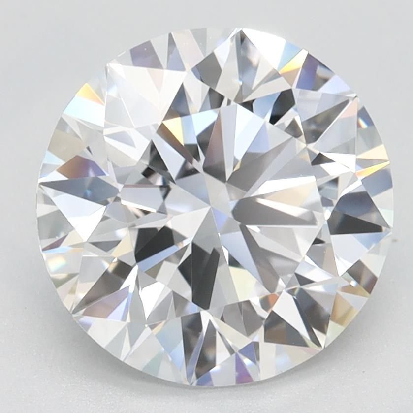 2.46ct D IF Rare Carat Ideal Cut Round Lab Grown Diamond