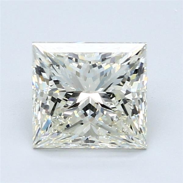 1.74ct J SI1 Rare Carat Ideal Cut Princess Diamond