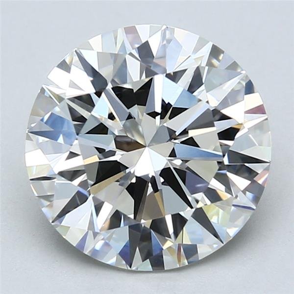 4.06ct G VS1 Rare Carat Ideal Cut Round Lab Grown Diamond