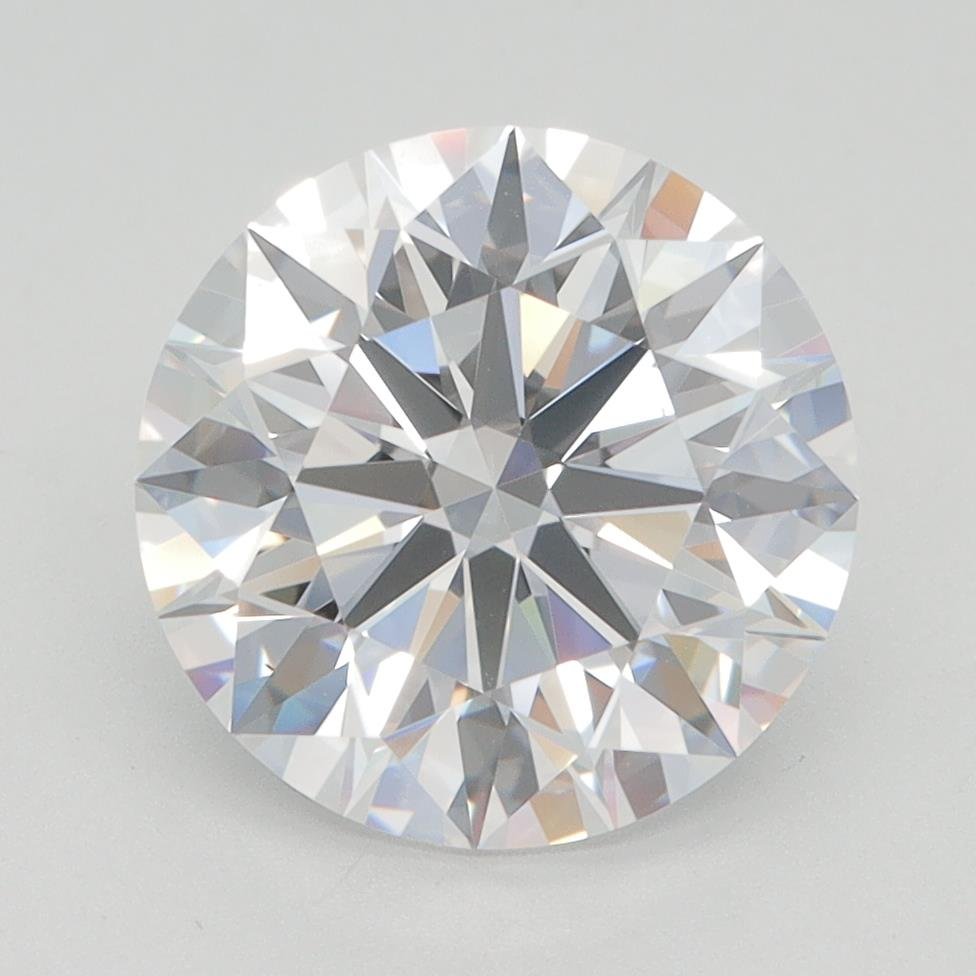 3.29ct D VVS2 Rare Carat Ideal Cut Round Lab Grown Diamond