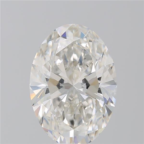 7.25ct H VS2 Rare Carat Ideal Cut Oval Lab Grown Diamond