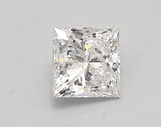 0.74ct D VVS2 Rare Carat Ideal Cut Princess Lab Grown Diamond