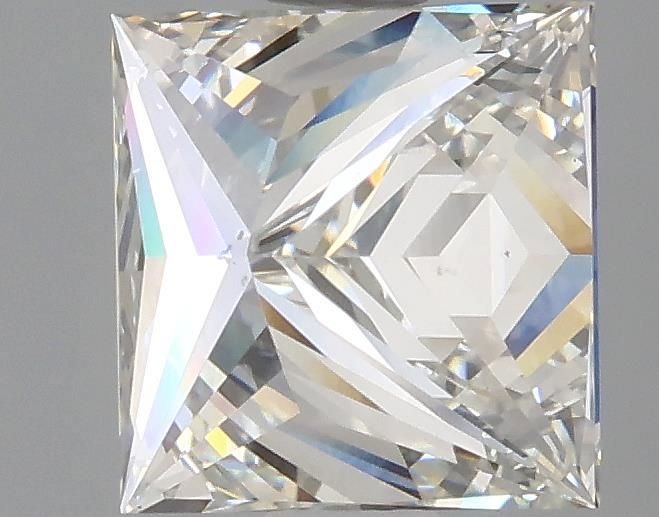 2.52ct H VS2 Rare Carat Ideal Cut Princess Lab Grown Diamond