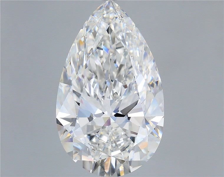 11.02ct F VVS2 Rare Carat Ideal Cut Pear Lab Grown Diamond