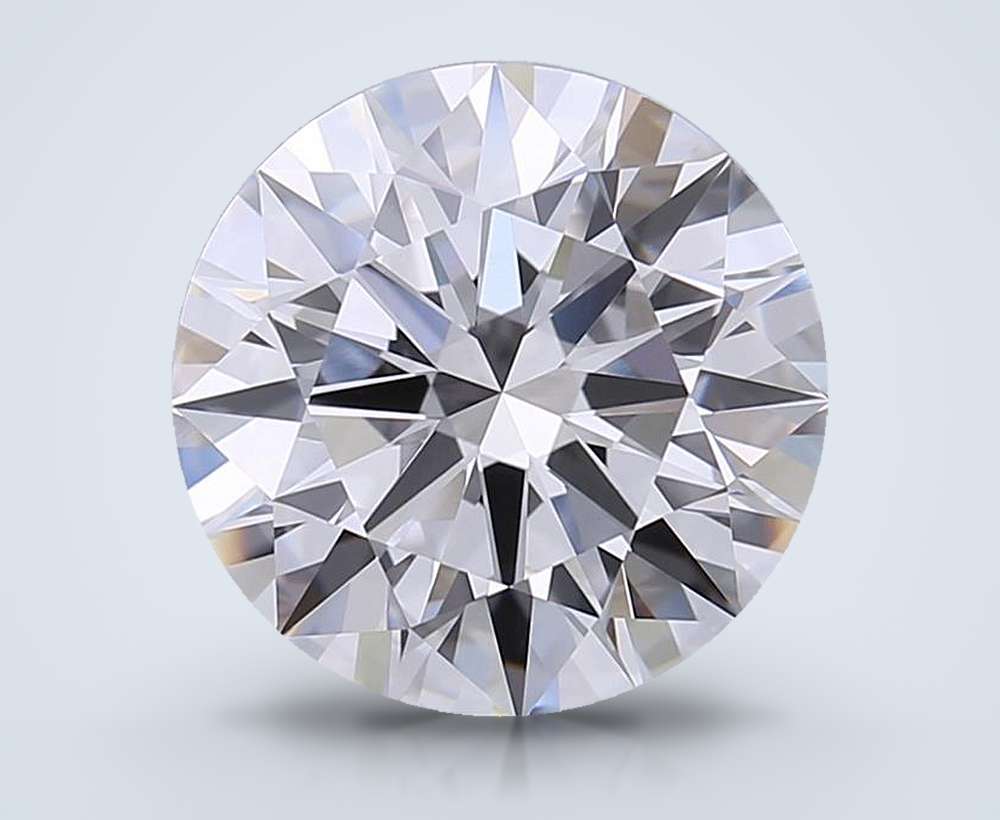 3.80 Carat Round Lab Diamond