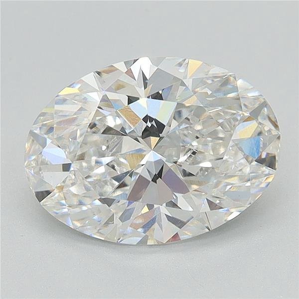1.07ct D VVS2 Rare Carat Ideal Cut Oval Lab Grown Diamond
