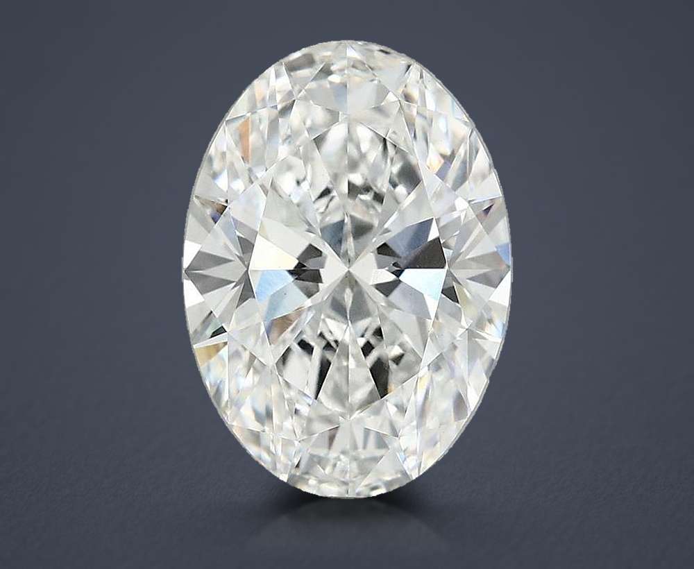 3.92 Carat Oval Lab Diamond