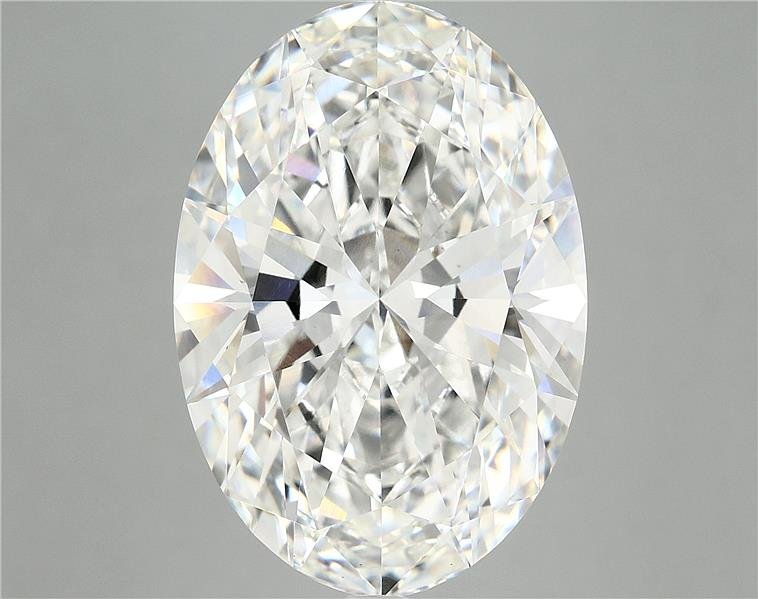 11.08ct F VVS2 Rare Carat Ideal Cut Oval Lab Grown Diamond