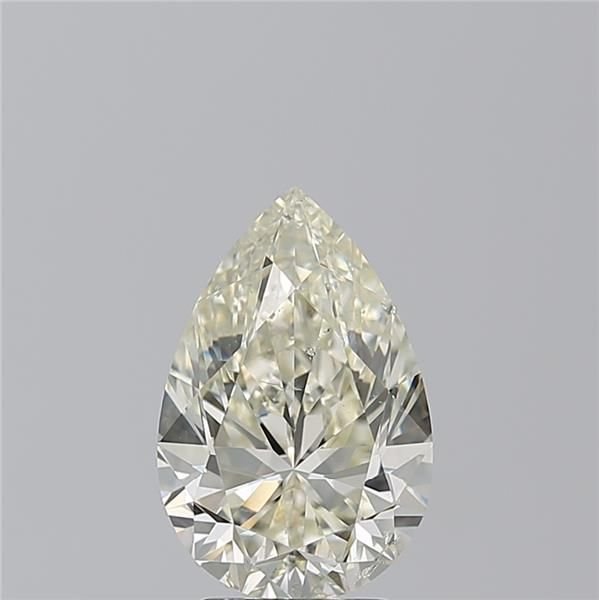 3.01ct J SI1 Rare Carat Ideal Cut Pear Diamond