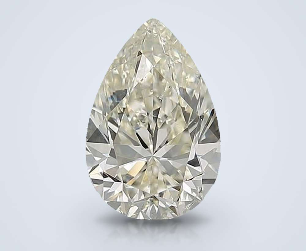 3.01 Carat Pear Natural Diamond