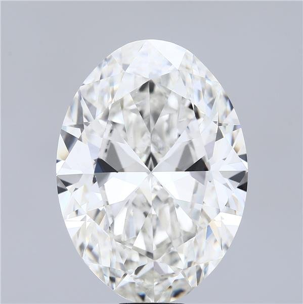 21.62ct G VVS2 Rare Carat Ideal Cut Oval Lab Grown Diamond