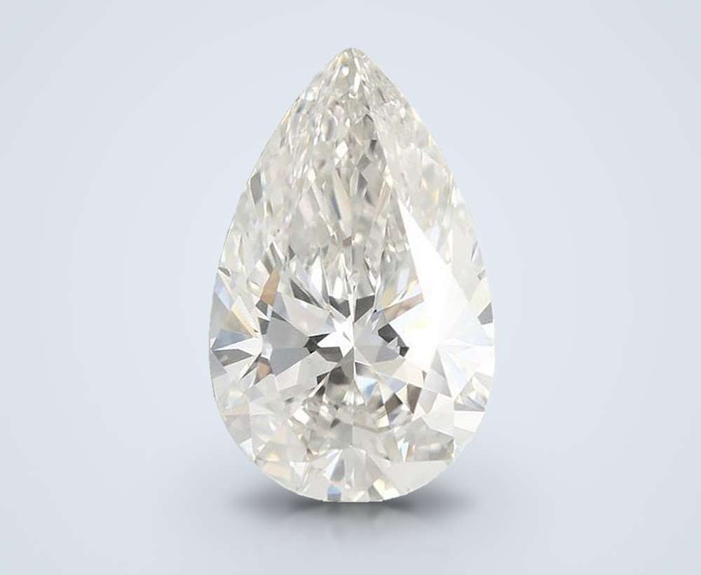 4.09 Carat Pear Lab Diamond