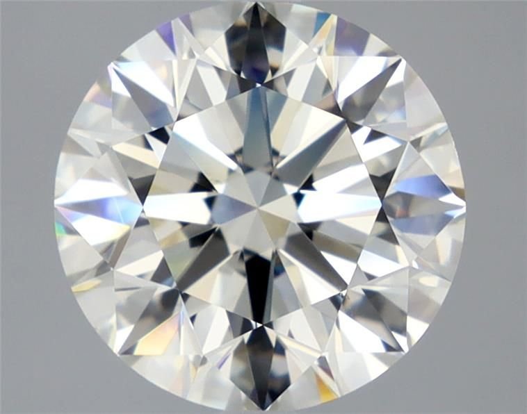 4.01ct K VS2 Rare Carat Ideal Cut Round Diamond