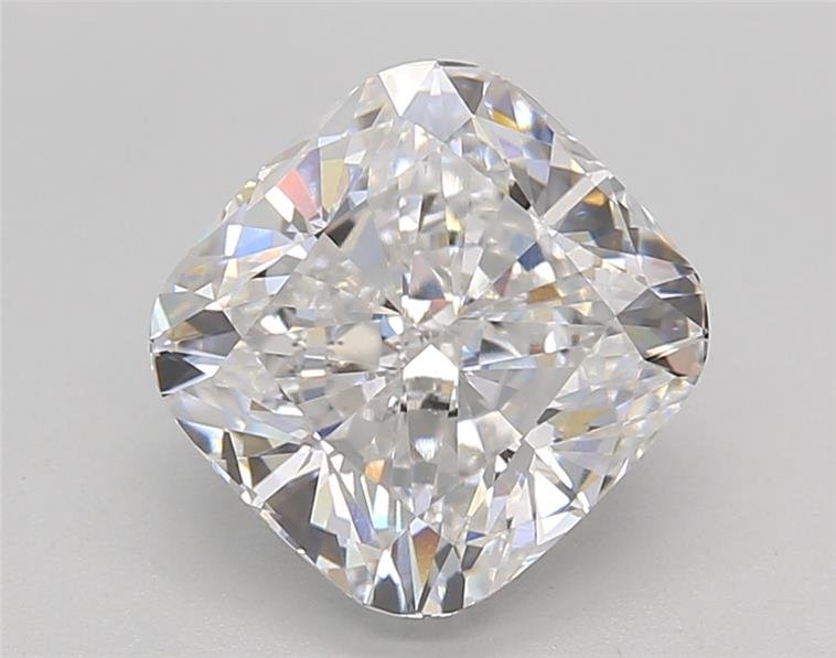 3.01ct E VVS2 Rare Carat Ideal Cut Cushion Lab Grown Diamond