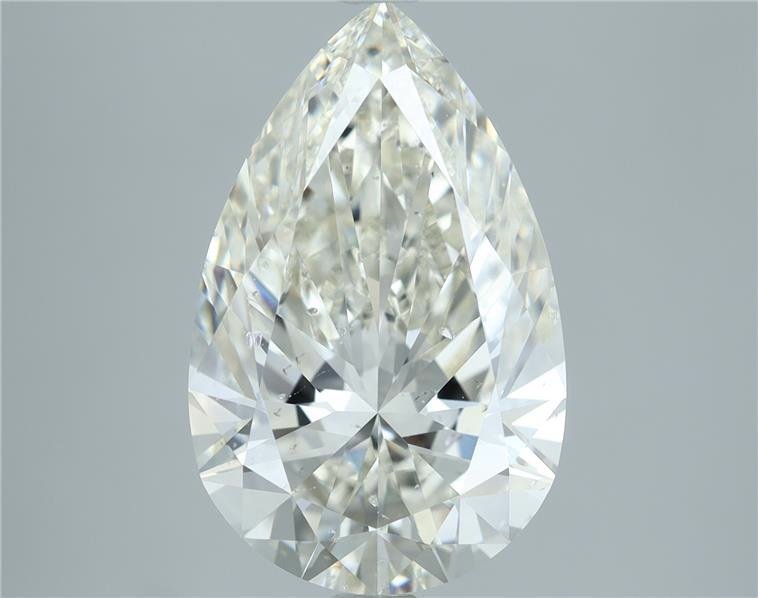 4.01ct I SI2 Rare Carat Ideal Cut Pear Diamond