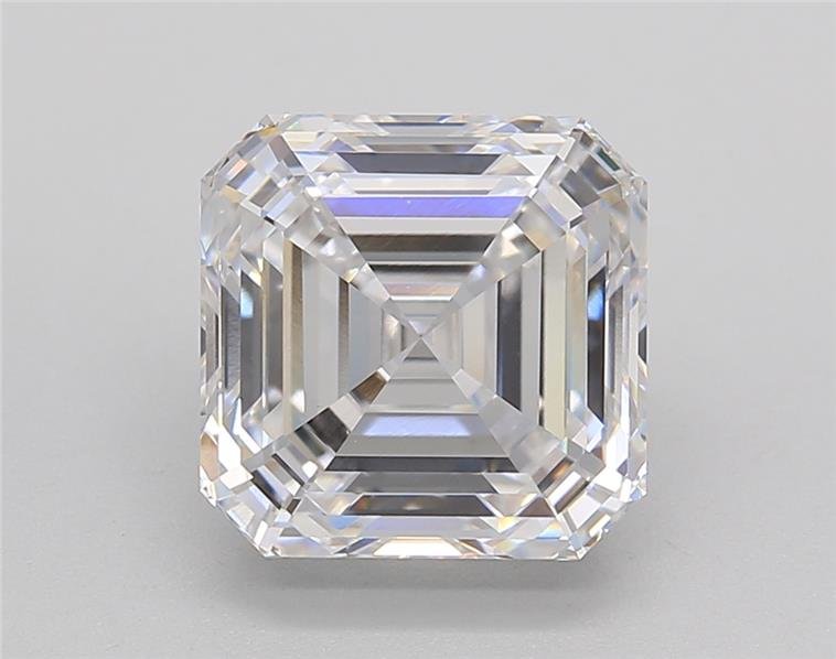 4.10ct E VVS2 Rare Carat Ideal Cut Asscher Lab Grown Diamond