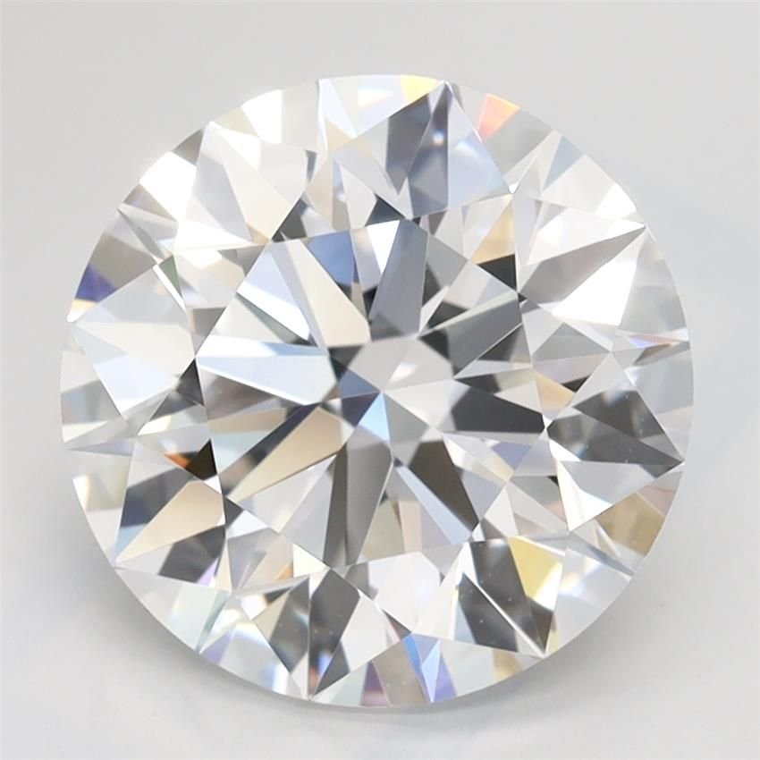 3.26ct D IF Rare Carat Ideal Cut Round Lab Grown Diamond