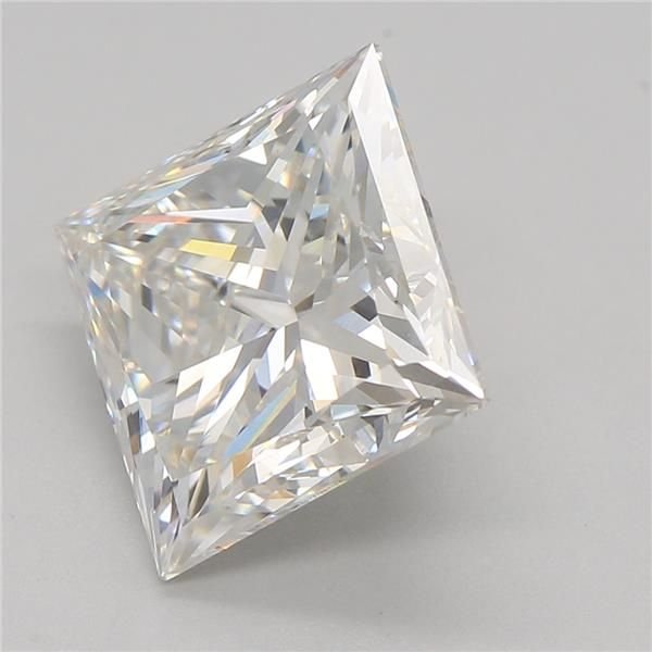 2.58ct G VVS2 Rare Carat Ideal Cut Princess Lab Grown Diamond