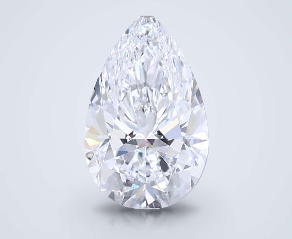 1.00 Carat Pear Lab Diamond