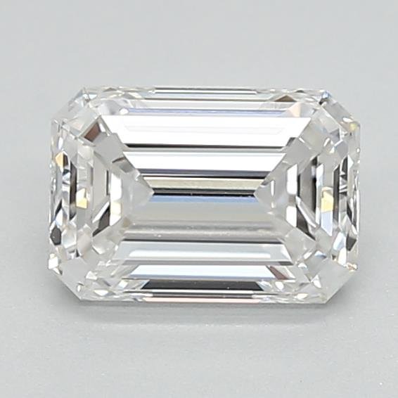 0.98ct F VS1 Rare Carat Ideal Cut Emerald Lab Grown Diamond