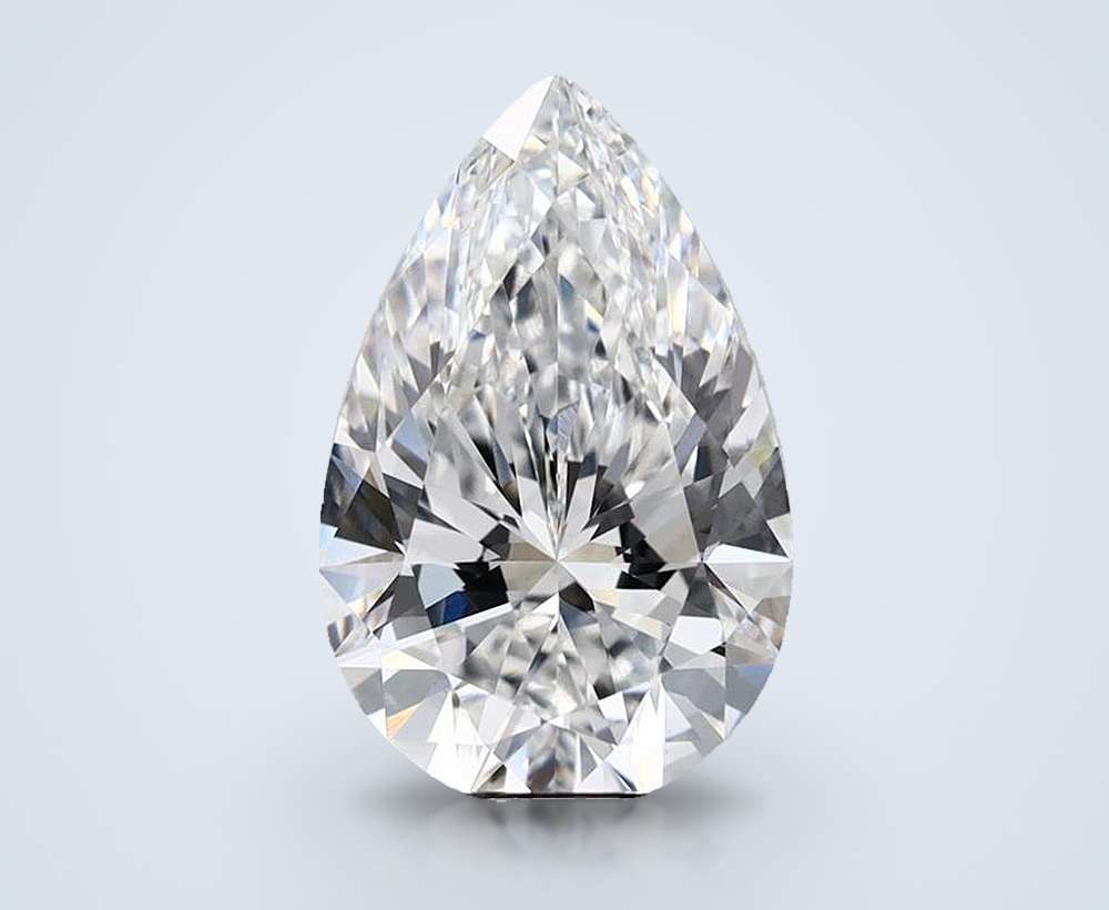 3.54 Carat Pear Lab Diamond
