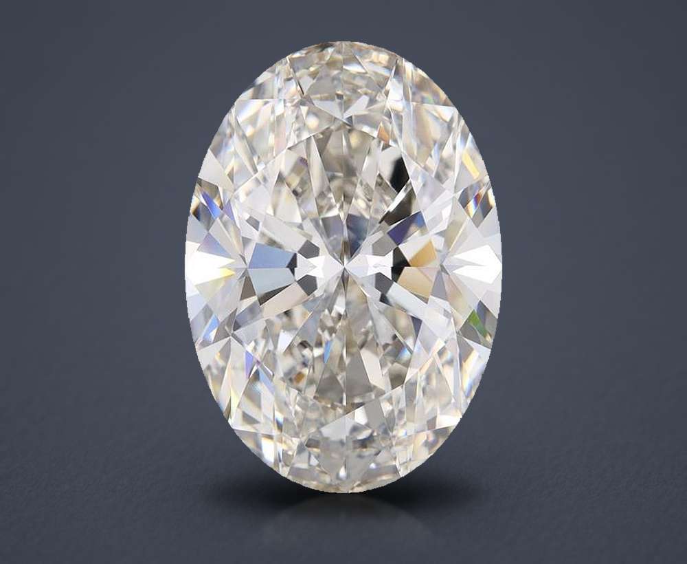 11.07 Carat Oval Lab Diamond