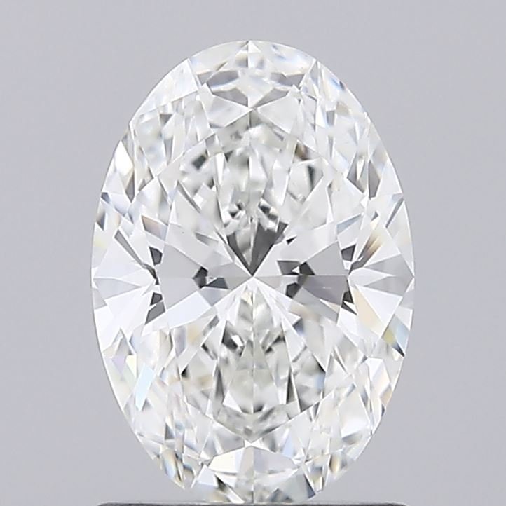 1.26ct F VS2 Rare Carat Ideal Cut Oval Lab Grown Diamond